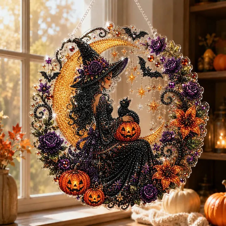 👻Halloween Pearl Art DIY Kit | Spooky‑Cute 3D Pearl Mosaic Painting