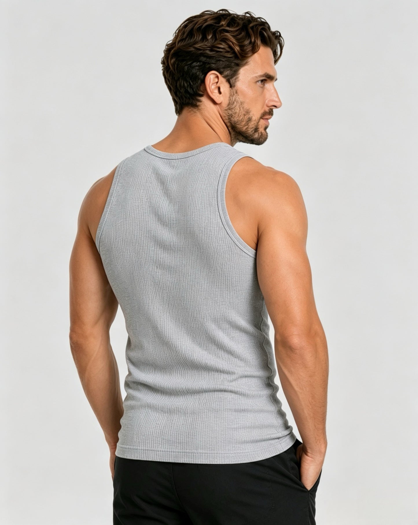 100% Cotton Ribbed - Smart Fit Tank Top