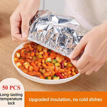 🥳2026 HOT SALE🥳💞50K+ SOLD!✨ 💝60PCS Reusable Aluminum Foil Food Covers
