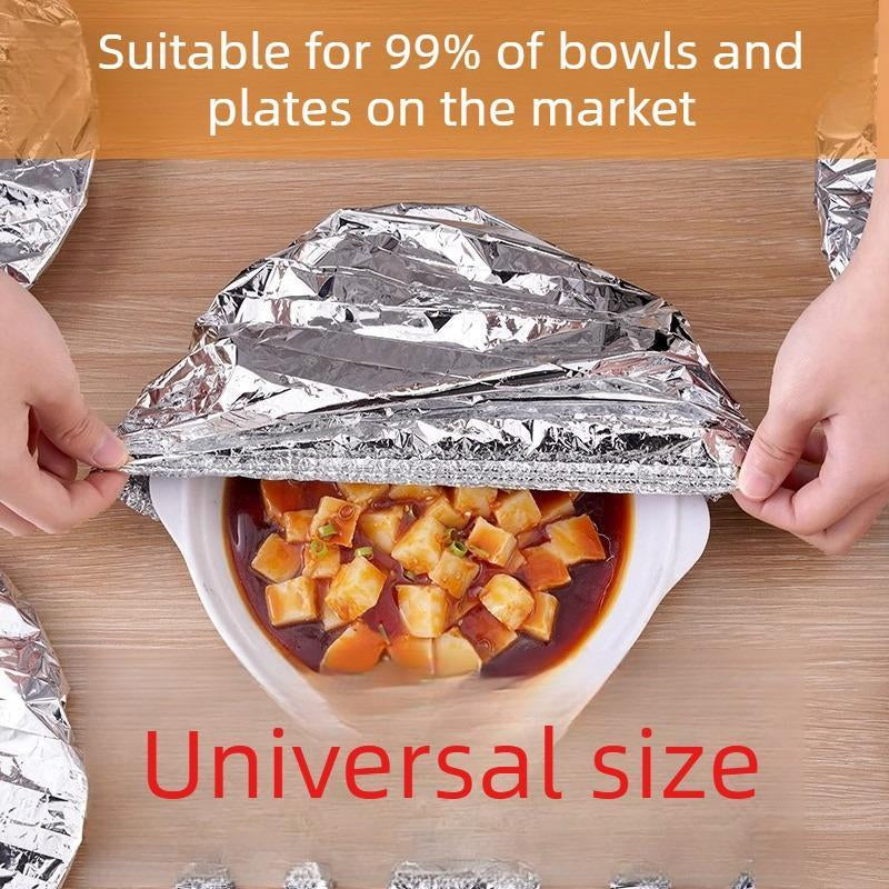 🥳2026 HOT SALE🥳💞50K+ SOLD!✨ 💝60PCS Reusable Aluminum Foil Food Covers
