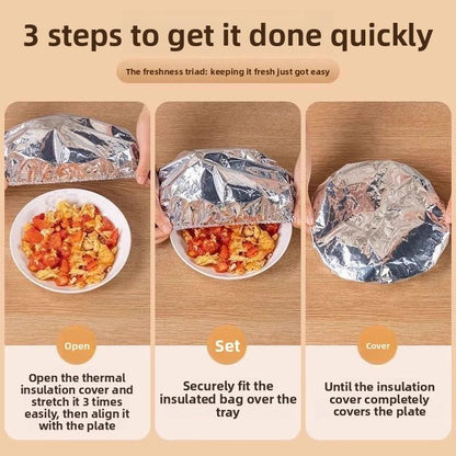 🥳2026 HOT SALE🥳💞50K+ SOLD!✨ 💝60PCS Reusable Aluminum Foil Food Covers