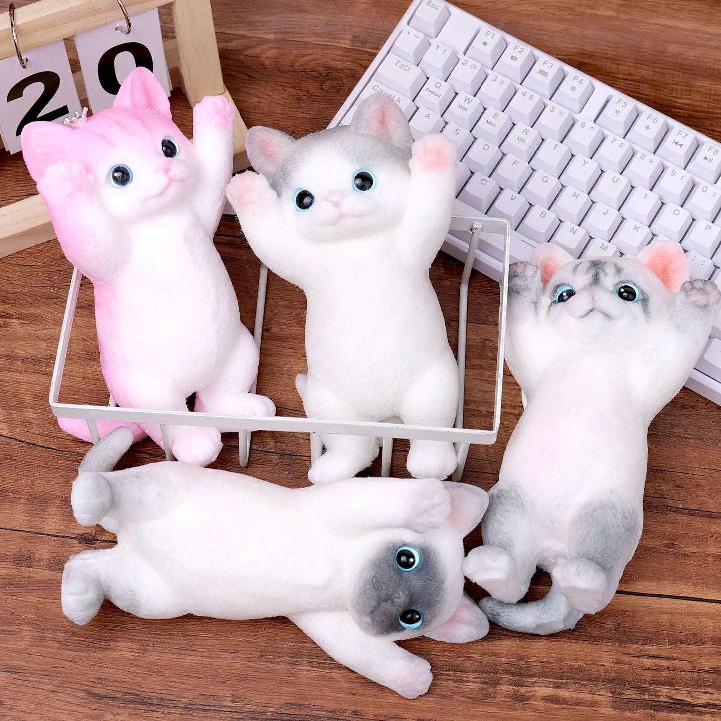 Soft and Cuddly Cat – Stress-Relief Squeezable Toy