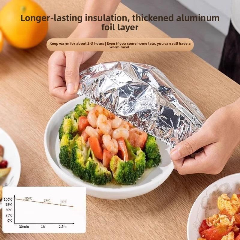 🥳2026 HOT SALE🥳💞50K+ SOLD!✨ 💝60PCS Reusable Aluminum Foil Food Covers