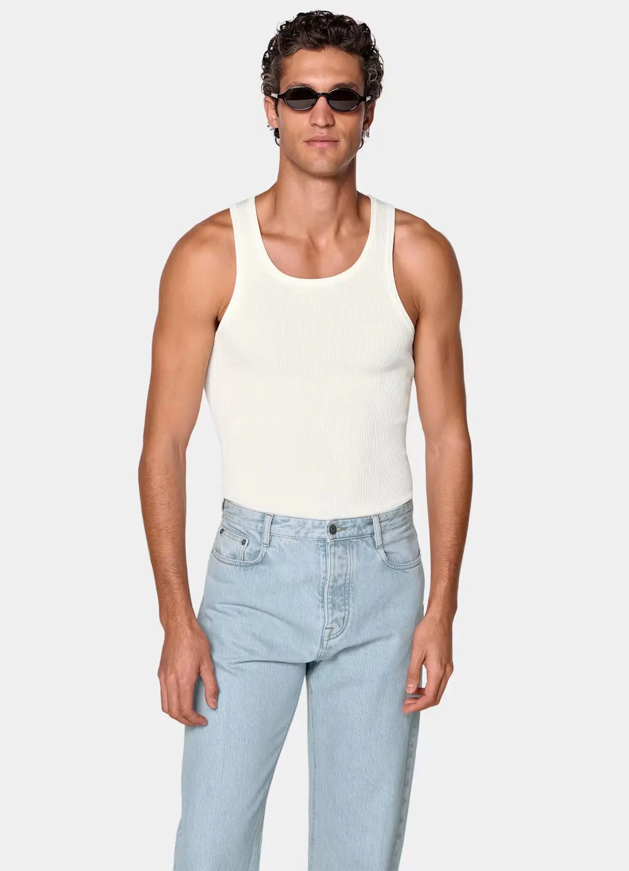 100% Cotton Ribbed - Smart Fit Tank Top