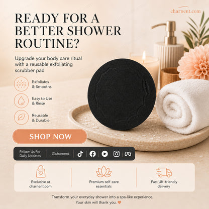 ⏰Last Day Buy 2 Get 2 Free❄💦 Scrub Bath Pads – Gently exfoliate, unclog pores, reveal brighter skin. Durable rubber, easy to rinse. A little scrub goes a long way! ✨🛀