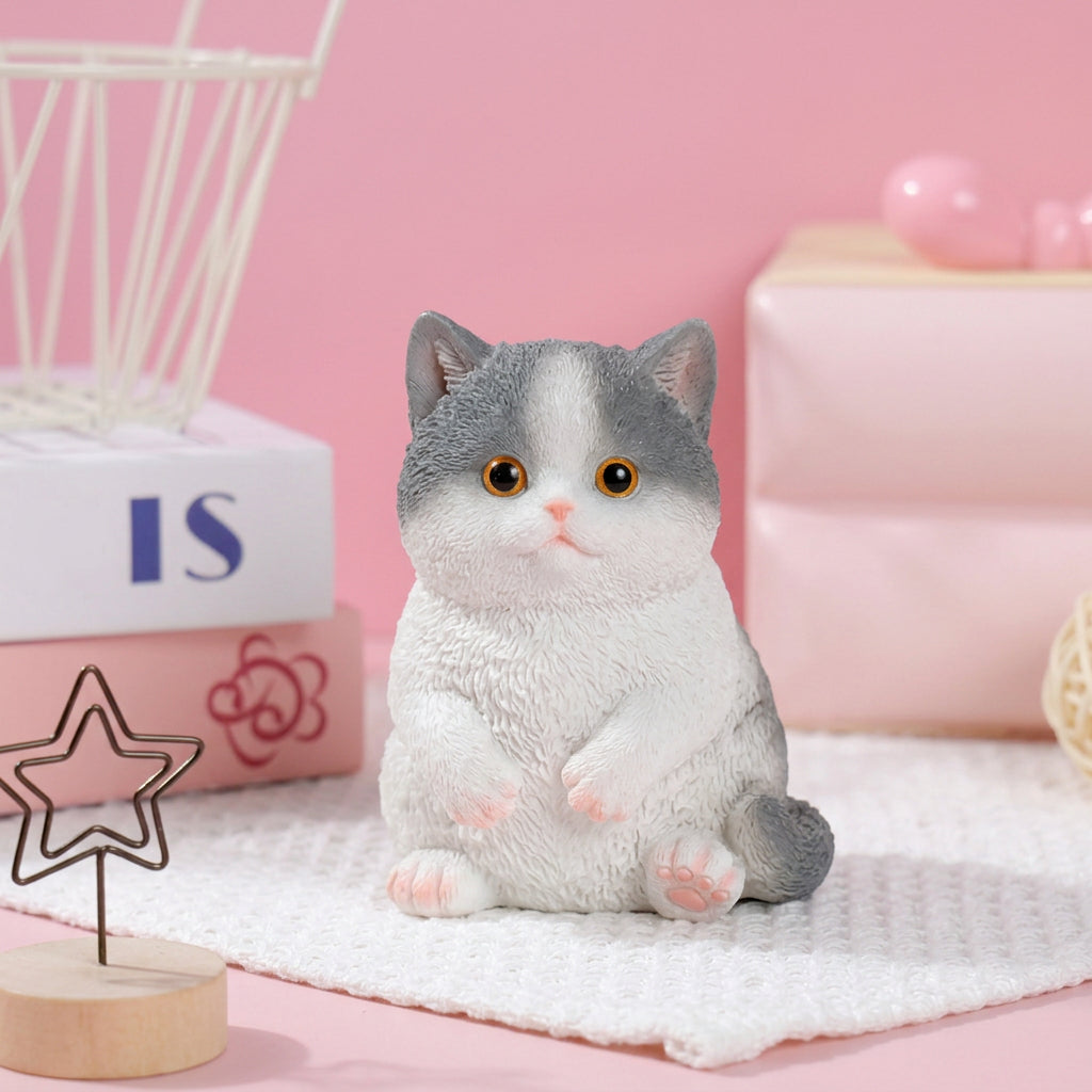 Soft and Cuddly Cat – Stress-Relief Squeezable Toy