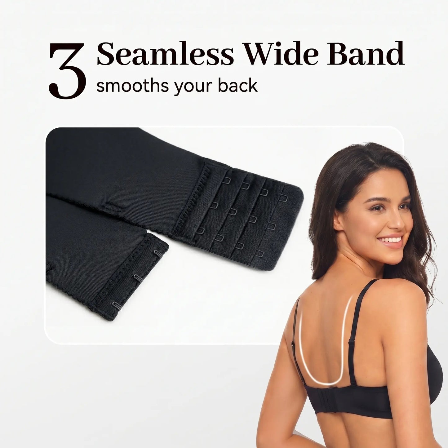 Drawstring Push Up Bra | Instant Cleavage & Anti-Sagging | Add 2 Cups Padded Wireless Strapless Bras Comfort Bra for A B C Cups Womenswear Minimalist Pink