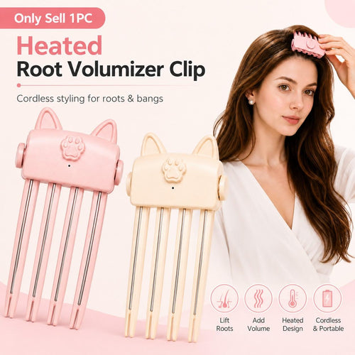 Wireless Heated Volumizing Root Lift Clip for Flat Fine Hair