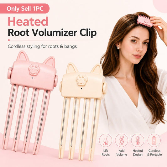 Wireless Heated Volumizing Root Lift Clip for Flat Fine Hair