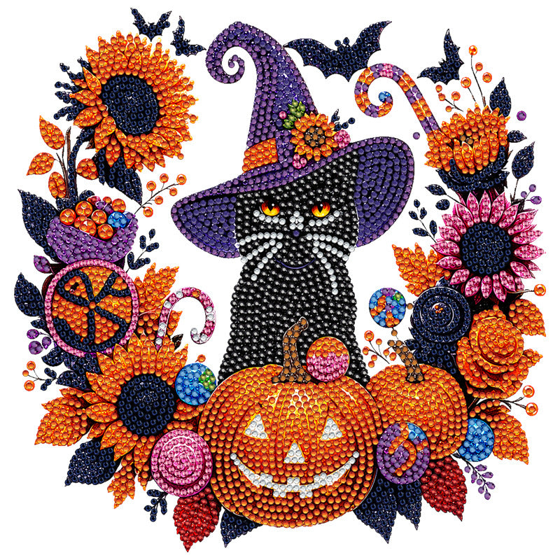 👻Halloween Pearl Art DIY Kit | Spooky‑Cute 3D Pearl Mosaic Painting