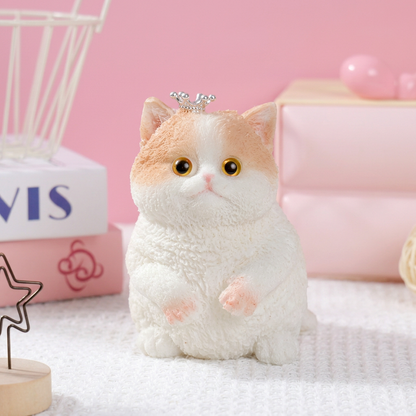 Soft and Cuddly Cat – Stress-Relief Squeezable Toy